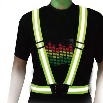 Arnés de Seguridad Verde Fosforescente – Alta Visibilidad y Ajuste Cómodo 1pz o 2pz-100740