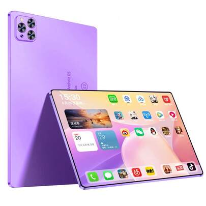 New 2026 Android 12 Tablet 8 Core 2.5Ghz/8GB RAM/256GB Storage Support 256GB SD Expansion/10.1-Inch 1920*1080 LED Screen/5G.4G WIFI /Dual SIM Card Callable/8800mah/Type-C/8mp+16mp Webcam/With Leather Case, Keyboard, Stylus, Adapter, Earphones,OTC Connectors