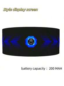 1pc Muscle Fitness Belt With Display, 200mAh, Fitness Abdominal Belt, Abdominal Trainer, Smart Abdominal Patch Fitness Device, Slouchy Fitness Belt Fitness Equipment, Smart Massage Patch Abdominal Massage Device - Multicolor - View 10