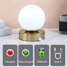 Lampă de birou LED cu telecomandă 1 buc cu funcție de temporizator, reglare continuă a intensității luminoase în 3 culori, lampă de masă cu control tactil pentru protecție a ochilor, lumină de noapte reîncărcabilă fără fir, potrivită pentru dormitoare, cămine studențești, bar, camping, hrănire la miezul nopții