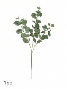 60厘米人造桉树叶和枝干，仿真桉树叶，适用于人造桉树植物，绿色桉树装饰，仿桉树枝，适用于婚礼、餐桌摆饰、婚礼装饰、家居装饰、房间装饰、节日装饰、春夏装饰、情人节装饰、婚礼派对装饰、摄影道具 - 尤加利 - 查看 11