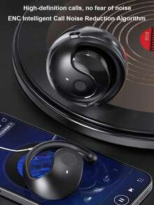 STSEarConect T2 无线耳机，运动游戏耳机，带耳挂，开放式设计，佩戴舒适，兼容智能手机，节日礼物，母亲节礼物，家庭礼物