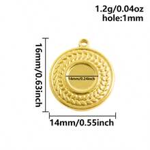 2 pezzi di ciondoli in acciaio inossidabile con forme assortite, inclusi rettangolo, ovale, goccia d'acqua, cuore, quadrato, per fai da te con resina, gocce d'olio, pietre, charms geometrici di alta qualità per la realizzazione di gioielli e decorazioni casual quotidiane