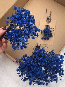 50/100/300pcs Natural Dried Baby's Breath Flowers - Elegant Preserved Baby's Breath, Suitable For Home, Office, Wedding, Christmas, Halloween Party, Handicrafts - , Maintenance-Free, Suitable For Ages 14+ (No Paper Card)