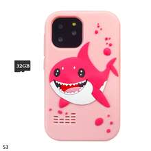 Süßes tragbares Kinder-Spielzeug-Telefon mit 32GB Karte, 2,8 Zoll HD Touchscreen Reisetelefon, Dual-Kamera für Selfies mit lustigen Foto-Stickern, Geschenkset für Feiertage für Kinder von 3-10 Jahren