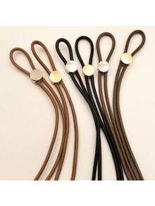 1pc Women's Thin Waist Belt, Adjustable Tie Waist Cord, Fashion Cinch Waist Casual Elegant Decorative Solid Color PU Leather Belt