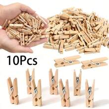 10/30/50/80/100/150/200Pcs Mini Clothes Peg, Small Wooden Clothes Peg, Clothes Peg For Drying Clothes, Clothes Peg For DIY Photo Craft Projects