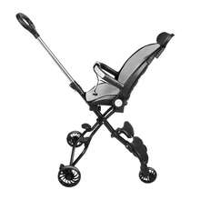 Kompakter Kinderwagen mit drehbarem Sitz,Reisekinderwagen für Kleinkinder,umkehrbare Sitze, Leicht und einfach zu transportieren