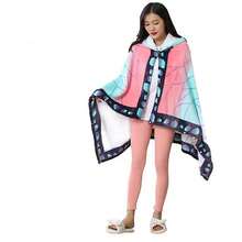 1pc Anime COS Wearable Blanket, Halloween Christmas Party Costume Prop, Suitable For Home, Travel, Camping