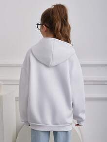 Mädchen-Top, italienisches Brainrot-Muster, bedruckt, langärmlig, Cappuccina-Ballerina, Freizeitsport, Outdoor, Herbst- und Winterausgabe, Polyesterfaser, Spandex, elastisch, Brainrot-bedrucktes Sportshirt für Jungen - Weiss - Übersicht 3