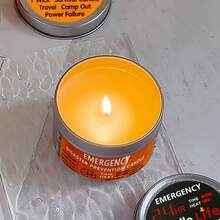 1pc/2pcs/4pcs/6pcs Outdoor Camping Survival Emergency Candles, 24-Hour Burn Time, Smokeless, Vegetable Soy Wax, Suitable For Power Outage, Camping, Earthquake, Disaster Relief, Birthday Party - Multicolor - View 5