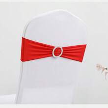 30/10/1 Stück elastisches Stuhlband mit Schleife, universelles elastisches Stuhlbezug-Band mit Schnallenverschluss, geeignet zum Dekorieren von Stuhlrücken bei Banketten, Partys, Hochzeiten, Hotels und Veranstaltungen wie Geburtstage, Hochzeiten, Abschlussfeiern, Willkommenspartys, Hotelkonferenzen und Auditorien