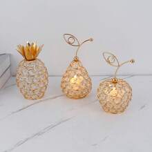 Ornement d'ananas en cristal, figurine de fruits artificiels, statue de fruits en verre, centre de table de dessus de table