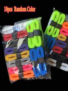 10pcs Tennis Racket Grip Tape - Non-Slip Perforated Surface, Suitable For Tennis Rackets, Tools, Sports Equipment - Multipurpose Sports Tape (10 Sheets) - Ideal Gift For Players, Racket Handle Wrap, High Grip Material, Essential For Fitness Enthusiasts, Vibrant Colors