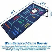 Portable Cornhole Set PVC Framed Corn Holes Outdoor Game Set With Cornhole Boards, Cornhole Bean Bags And Carrying, Camping Games Indoor Outdoor And Adults, Travel Camping AccessoryBaby Rattle Teething Soft Plush Stuffed Animal Cuddly Sensory Textured Crinkle Squeaky Musical Piano Drum Xylophone Light Up Flashing Projection Rattle Ball Soft Ball Rubber Ball Squeeze Ball Stacking Stacking Rings Nesting Cups Building Blocks Soft Blocks Wooden Blocks Shape Sorter Puzzle Peg Puzzle Floor Puzzle Bath Floating Squirt Bath Crayon Pull Push Walker Ride On Rocking Horse Stroller Car Hanging Mobile Crib Mobile Plush Mobile Activity Gym Gym Tummy Mirror Chew Bite Developmental Learning Educational Interactive Battery Operated Wind Up Handheld Travel Portable Kit Sticker Book