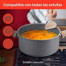 Multipan 26 con tapa Healthy Cook, con Antiadherente Mineralia para un perfecto deslizamiento, Hecho en Francia, con Termo-Señal, B7017782 - Parrilla - Ver 5