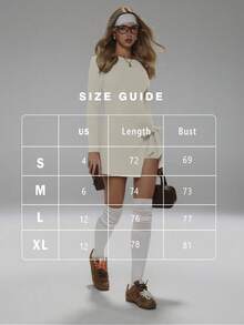 FWH 经典设计，圆领长袖廓形，腰间系带蝴蝶结细节，修身剪裁，弹力腰带和A字版型凸显腰线，同时修饰臀部线条，功能性强，百搭实用，可轻松从职场过渡到瑜伽练习，适合办公室穿着的瑜伽连衣裙，修饰臀部线条，经典复古运动连衣裙，春季必备 - 杏色 - 查看 4