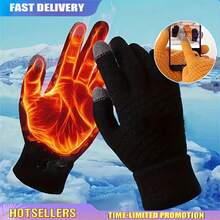 5Pairs Of Unisex Winter Warm Touchscreen Gloves - Fireproof Design, Cold Resistant Gloves For Outdoor Activities And Smartphone Use (Black/Orange/Pink), Machine Washable