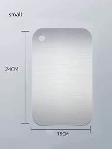 لوح تقطيع من التيتانيوم قطعة واحدة، لوح تقطيع من التيتانيوم النقي 100% المحسن حديثًا، لوح تقطيع من الفولاذ المقاوم للصدأ بحجم كبير/متوسط/صغير، لوح تقطيع معدني ثنائي الجوانب متين، لوح تقطيع للخضروات والفواكه، حصيرة عجن السوشي والعجين، أداة مطبخ