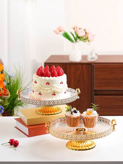 1个梅花装饰托盘，可重复使用，可作水果盘、甜点、小吃、蛋糕架，适用于各种节日、派对、晚宴、客厅桌面收纳