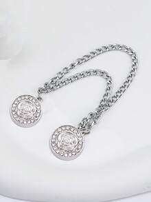 1 件/4 件优雅裤子和袖子磁性按扣，可调节袖口和窗帘夹，金属下摆夹用于改变衣服长度，可拆卸和可调节，无需钉子或缝纫