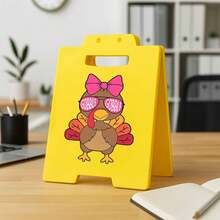 Cute Turkey Print , Thanksgiving Table Decorative Ornament