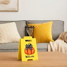 [Thanksgiving Yard Decor] Double-Sided Autumn Harvest Welcome Garden Flag | 1pc 28x40 Inches Polyester Yard Decor, Thanksgiving Outdoor Lawn Decoration, No Electricity Needed, Outside Decorations For Yard