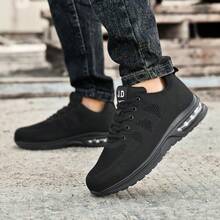 1 双全新正品男/女钢头鞋，防砸、防刺、防滑、轻便、隔热、厚底、软底、四季皆宜 - 黑色 - 查看 3