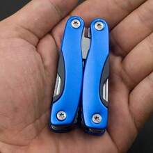 MULTIHERRAMIANTA,PINZA CON NAVAJA PLEGABLE,HERRAMIENTA MULTIFUNCIONAL,PINZA CON FUNDA - #9027PINZA AZUL - Ver 5