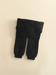 1 件婴儿厚保暖舒适打底裤，秋冬