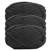 1/3pcs(100g/300g) Premium Polyester Crochet & Knitting Yarn, 30m/100g/Pc Length - Ideal For DIY Projects, T-Shirts, Slippers & Baskets,Fabric Strip Handmade Weaving Diy Bag, Toy, Shoe, Carpet, Organizing Basket Thread