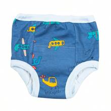 4pcs Leak-Proof Potty Training Pants, Upgraded Leg Cuffs To Prevent Side Leakage, Washable And Reusable Children's Underwear, Baby Gift