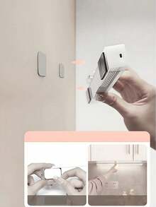 1 件 10 厘米/3.94 英寸、20 厘米/7.87 英寸、30 厘米/11.81 英寸、50 厘米/19.69 英寸 LED 橱柜灯，带运动传感器，暖白色，适用于衣柜和橱柜，USB 充电，磁性，可移动，可调节，电池供电，适用于壁橱、楼梯、衣柜 - 白色 - 查看 9