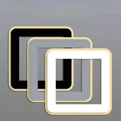 1pc Minimalist Luxury Style Switch Panel, Made Of High-Quality Acrylic With Slim Border Design, Size: 86mm X 86mm, Suitable For Switches, Switch Lighting Decoration Kits And Sockets