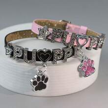 1 件锆石皮革扣手链，甜美酷炫的 Ins 风格高端优雅手镯，适合女性日常佩戴 - 彩色 - 查看 6