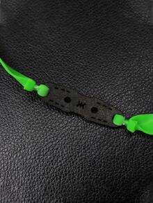 5/10/15 piezas Equipo de caza al aire libre Bandas de goma verdes de 1.0 mm, Bolsa de cuero para posicionar el fondo de la olla, Bandas de goma planas con taper 2012 para reondas, Material de látex natural con alta elasticidad y tensión fuerte, Accesorios para tirachinas, Esenciales para el tiro con tirachinas, Adecuado para actividades recreativas al aire libre