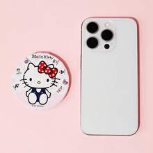 Miniso Hello Kitty 經典雙面折疊口袋鏡 - 圓形、紅色波點蝴蝶結、高清晰度鏡面、輕巧便攜，外出必備 (1件) - 粉紅白色 - 查看 7