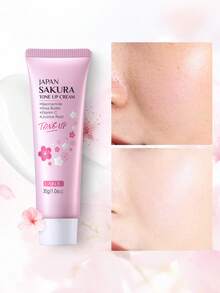 1套保湿修复LAIKOU日本樱花护肤套装，（日本樱花乳液100ml＆洗发水100ml＆沐浴露100ml＆提亮霜30g＆眼霜15g＆旅行套装4件套（洗面奶20g+水20ml+面霜8g+防晒霜8g）＆牙膏85g＆透明电话线头带（白色樱花）＆樱花发夹（黄色）提升整体完成度护肤礼盒保湿