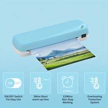 Thermal Laminator Machine - 3 Min Fast Heat & Seal For Multi-Size 3x5/4x6/5x7/7x8" Photos & Documents | Commercial Grade, Fade-Proof Tech | For Home Office, Business & Crafting - US A Type Plug(110-127V) - View 7