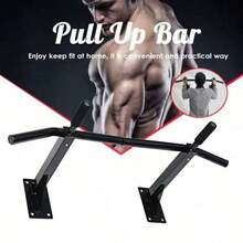 This Multifunctional Wall-Mounted Pull-Up Machine Is Made Of High-Quality, Durable Steel, With A Non-Slip Handle And Multiple Grip Positions, Allowing You To Perform A Variety Of Exercises, Such As Pull-Ups, Wide- And Close-Grip Exercises, Hanging Leg Raises, And Push-Up
