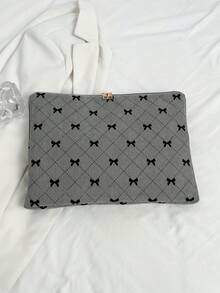 纯色简约奢华星形图案笔记本电脑/平板电脑保护套，多种尺寸可选 - 灰色 - 查看 7