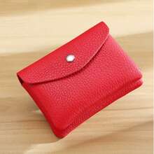 1 件迷你复古素食零钱包拉链信用卡夹正品卡夹，PU 皮革，女士钱包，正品卡夹便携式卡夹和女士钱包，钱包，伴娘礼物，女士礼物，周年纪念礼物，趣味礼物，小礼物，礼物创意