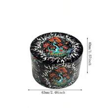 1pc 4-Layer Zinc Alloy Multi-Function Grinder, Decorative Grinder, Spice Grinder Tool, Home Essential, Spice Powder Grinder, Gift For Men And Women, Halloween And Christmas Party Supplies - Multicolor - View 23