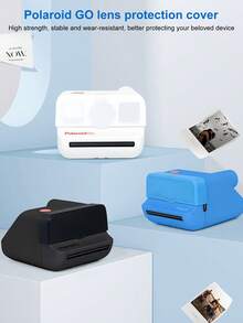 Cubierta protectora de lente, adecuada para la tapa de lente dedicada de la serie GO, cubierta protectora a prueba de polvo y resistente a los arañazos PLA para cámara GO, cubierta protectora antideslizante