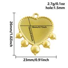 2 pezzi di ciondoli in acciaio inossidabile con forme assortite, inclusi rettangolo, ovale, goccia d'acqua, cuore, quadrato, per fai da te con resina, gocce d'olio, pietre, charms geometrici di alta qualità per la realizzazione di gioielli e decorazioni casual quotidiane