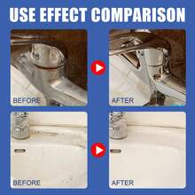 Bathroom Foam Cleaner Spray Powerful Remove Stubborn Stains Dirts Shower Glass Descaler Anti Mold For Bathtub Toilet Wash Basin Stainless Steel Limescale Cleaner Agent - trắng - Xem 5