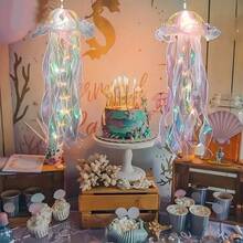 5PCS Holiday Decoration Pendant, Jellyfish Decoration For Holiday Party Decoration. - màu sắc - Xem 5