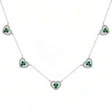 1 Pieza Collar de Plata de Ley Diseño Original Collar de Amor Arcoíris para Mujeres Color Circonita Sintética Colgante de Corazón Hueco Cadena de Clavícula Adecuado para Toda la Ropa Normal de Mujer