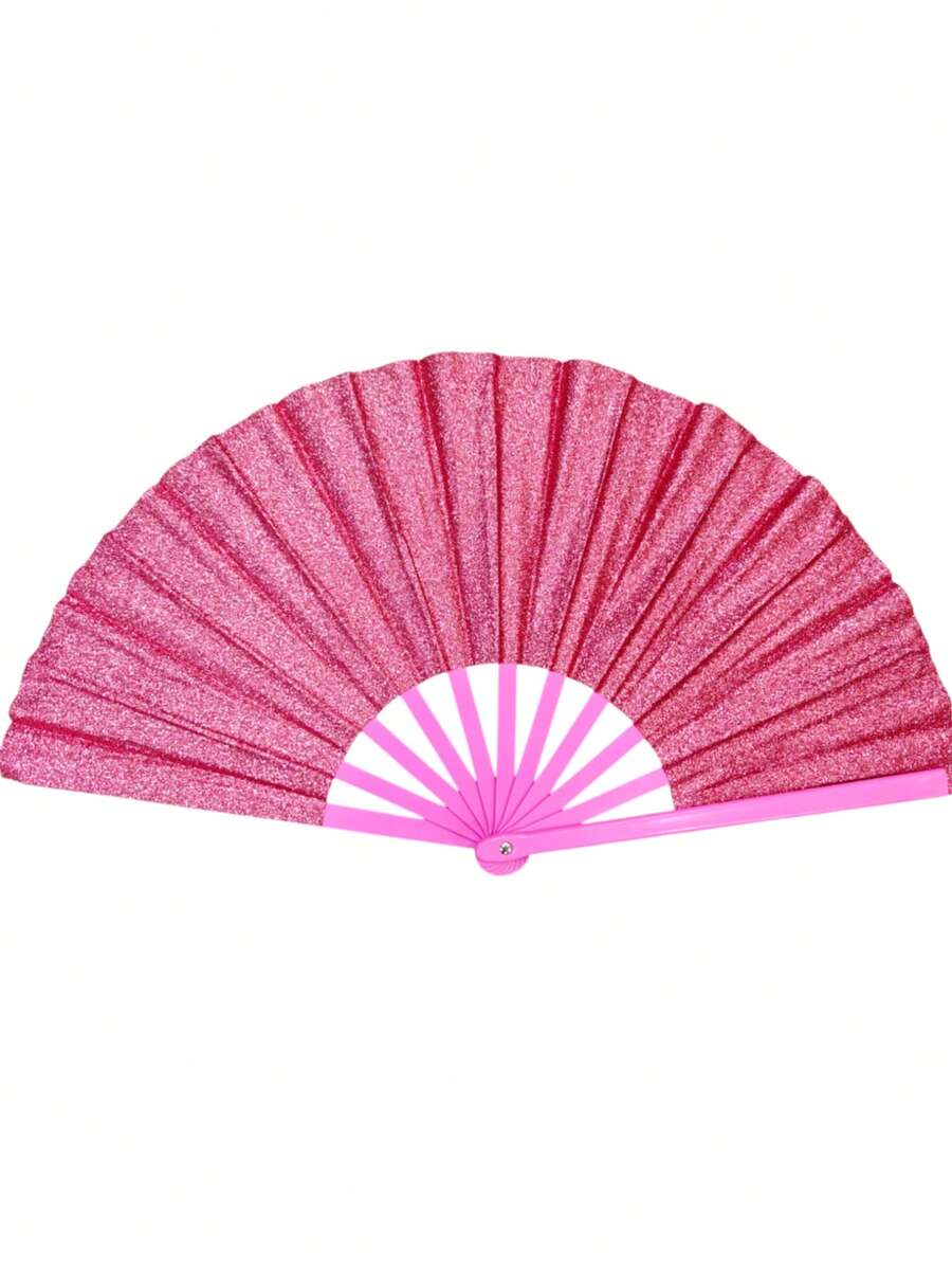 Big Fan Makes Noise Super Shine Glitter Party Show Carnival Decoration - Bụi hồng - Xem 1