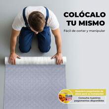 VINILMAX Plastic Flooring - Light Grey - View 5